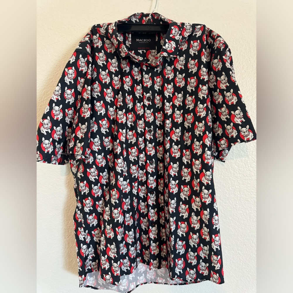 Maceoo Men’s button down Frenchie - SZ 4L (Men’s Medium)